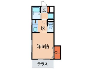 ハイム北野の物件間取画像